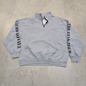 Taylor Swift Eras Tour Gray Zip-Up Adult L